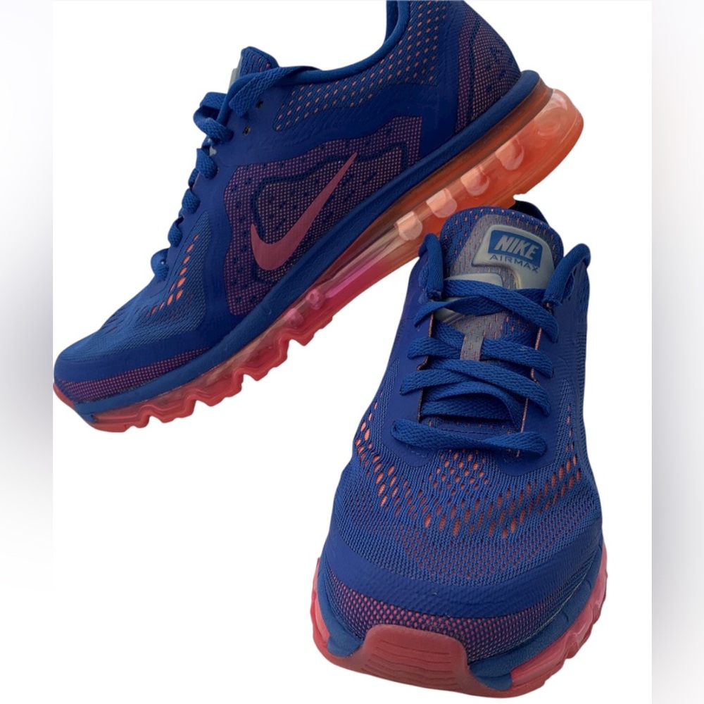 Nike Air Max Blue and Pink Sneakers 8.5